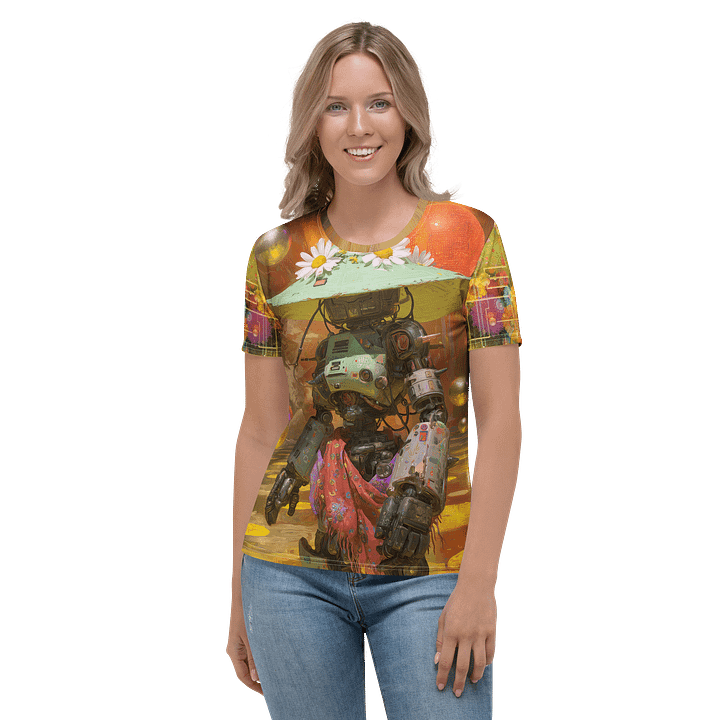 Botanical Circuit – Summer Droid Vibes T-Shirt product image (2)