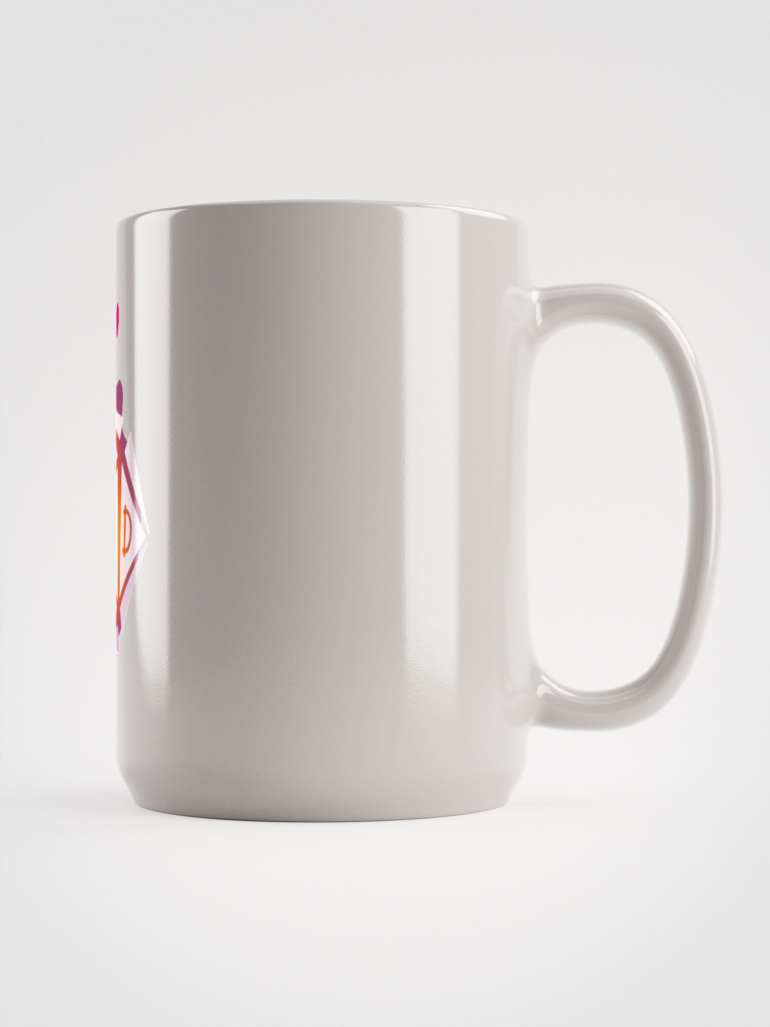 Tasse blanche lisse DCDD 15 oz product image (2)