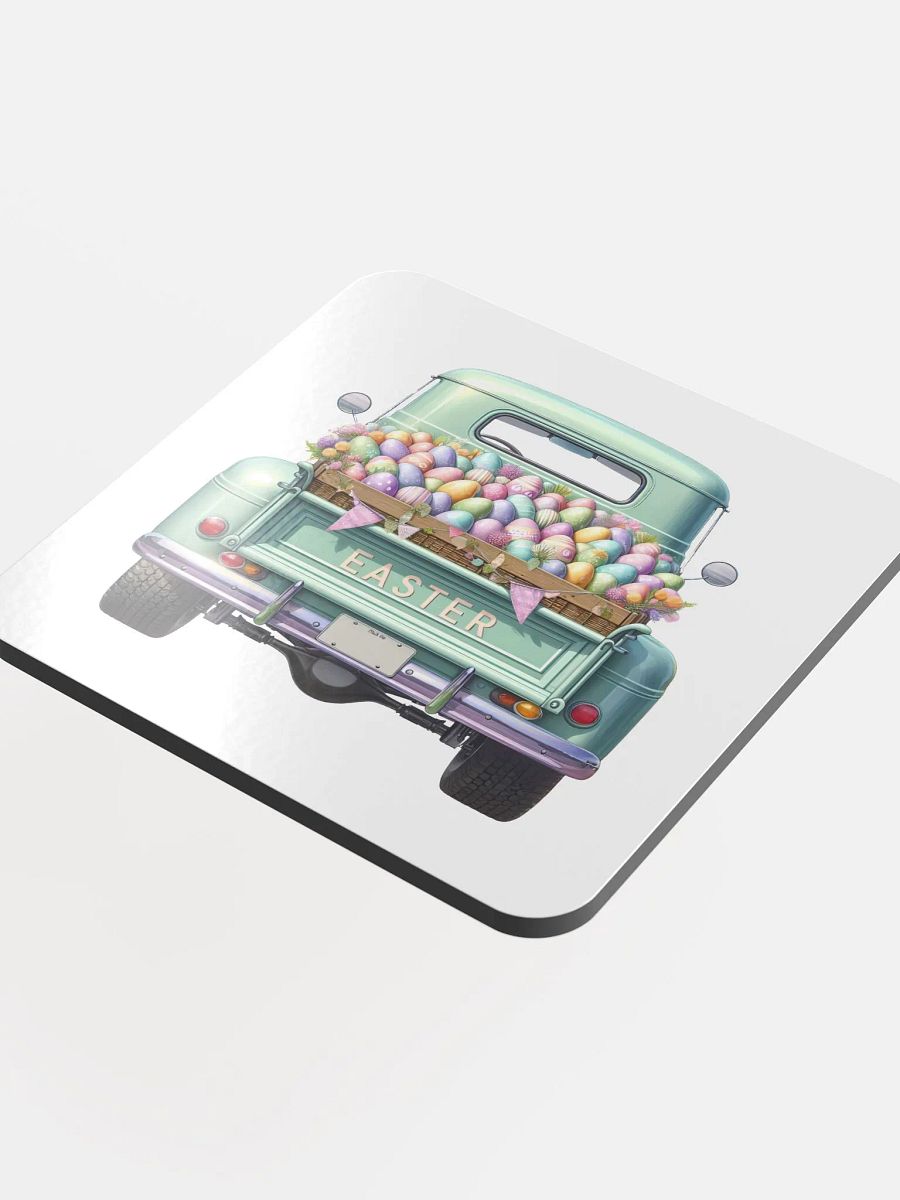 Mint Pastel Easter Truck - Coaster product image (4)