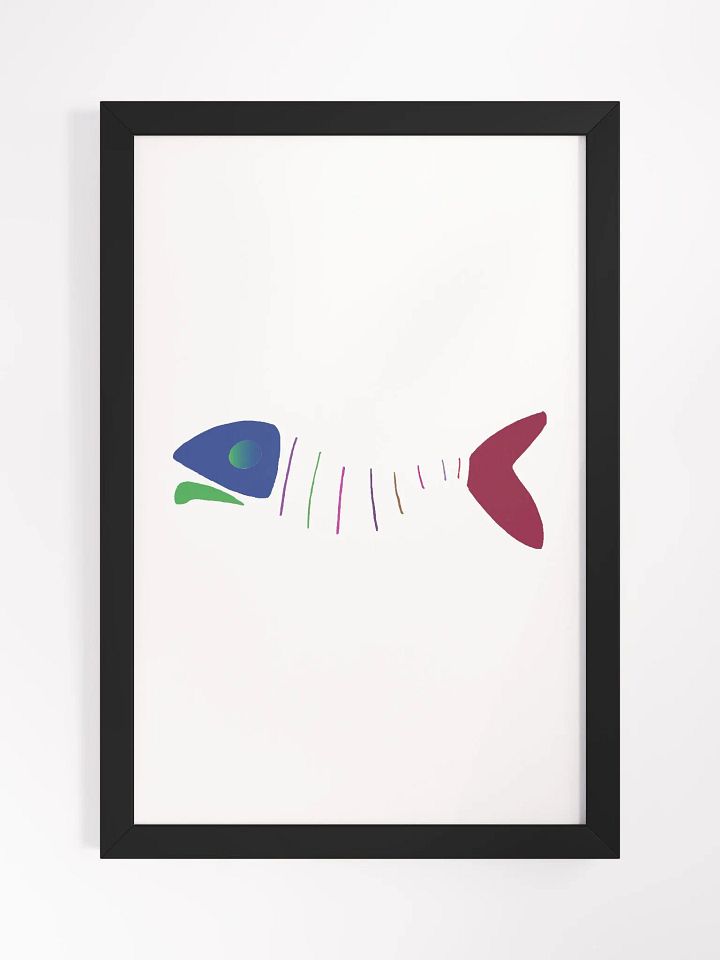 FISH ART Fish, fish art, fish décor, vintage fish, fishhook, fish tank, fish drawing, fish illustration, fish tattoo, fish shirt product image (1)
