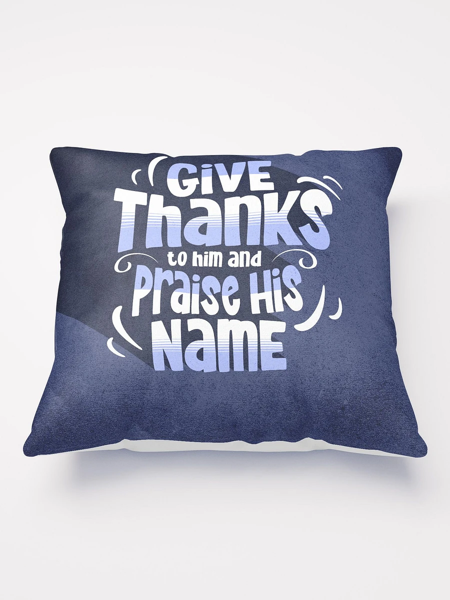 Double Sided Throw Pillow Psalm 100 (Tehillim) product image (3)