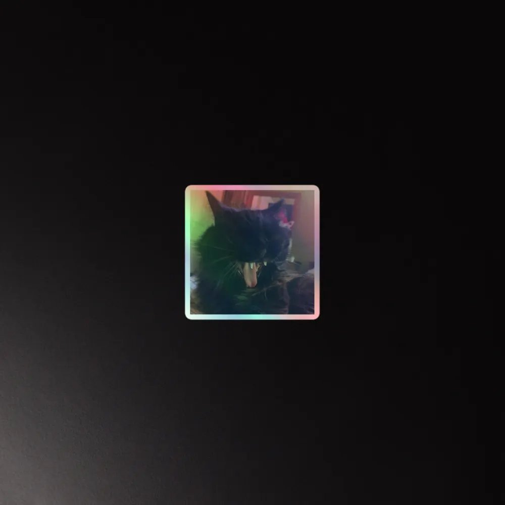 Yawning Kyle Holographic Sticker Sheet product image (4)
