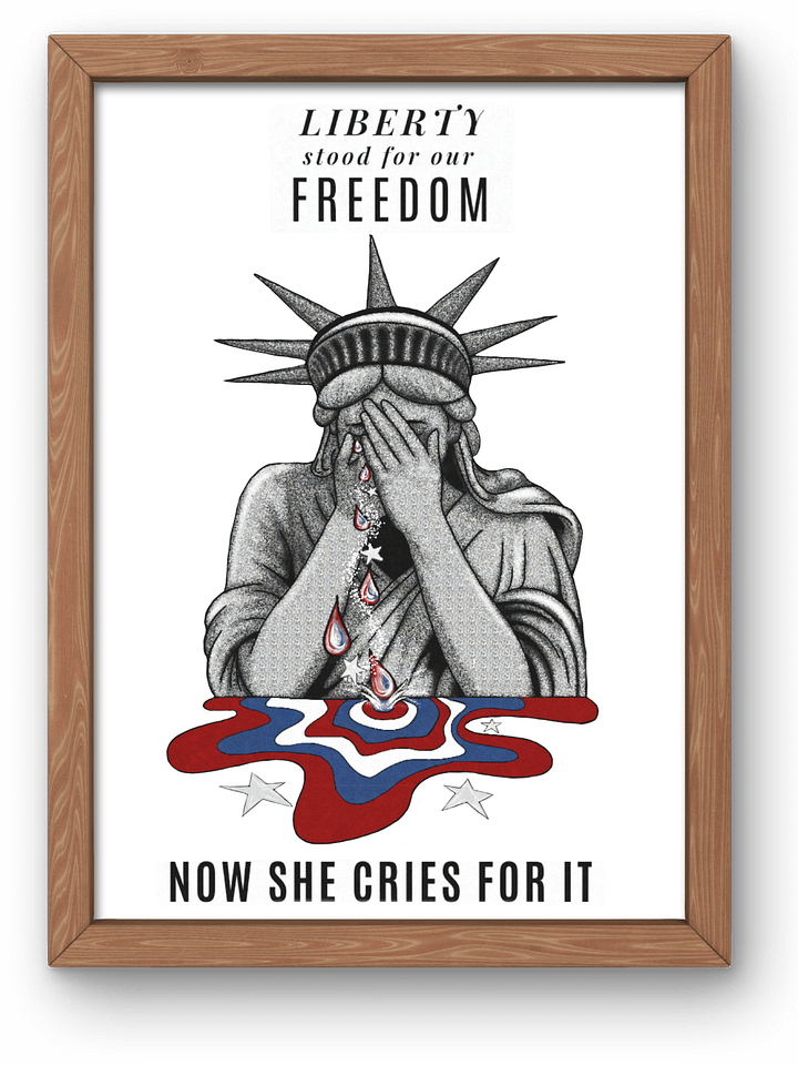 Lady Liberty - Bold Protest Print product image (2)