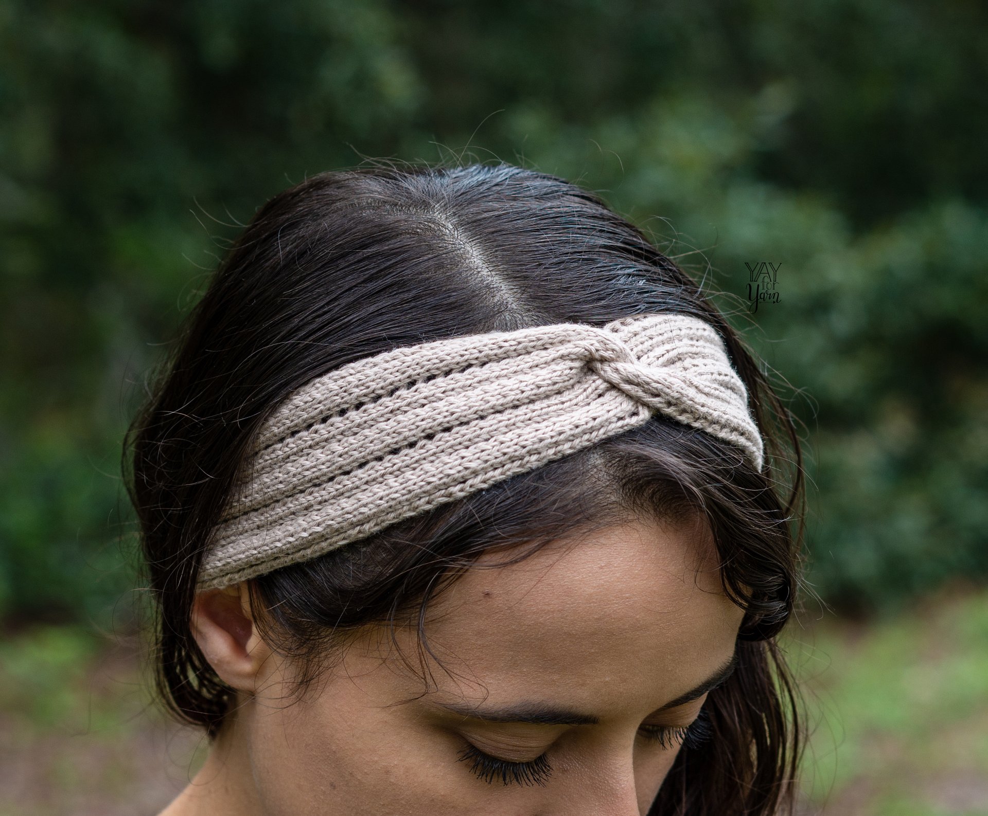 Eyelet Headband - PDF Knitting Pattern & Video Tutorial product image (2)