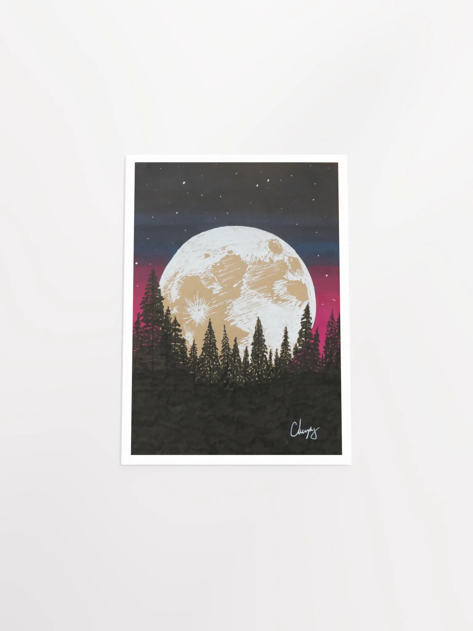 Dusk Moon Print product image (4)