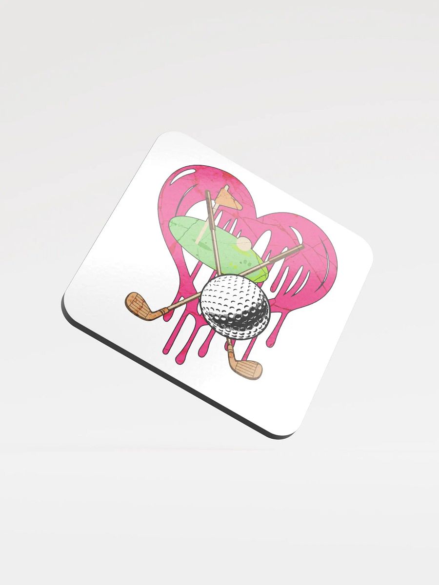 Heart Golf Club And Ball Coaster product image (1)