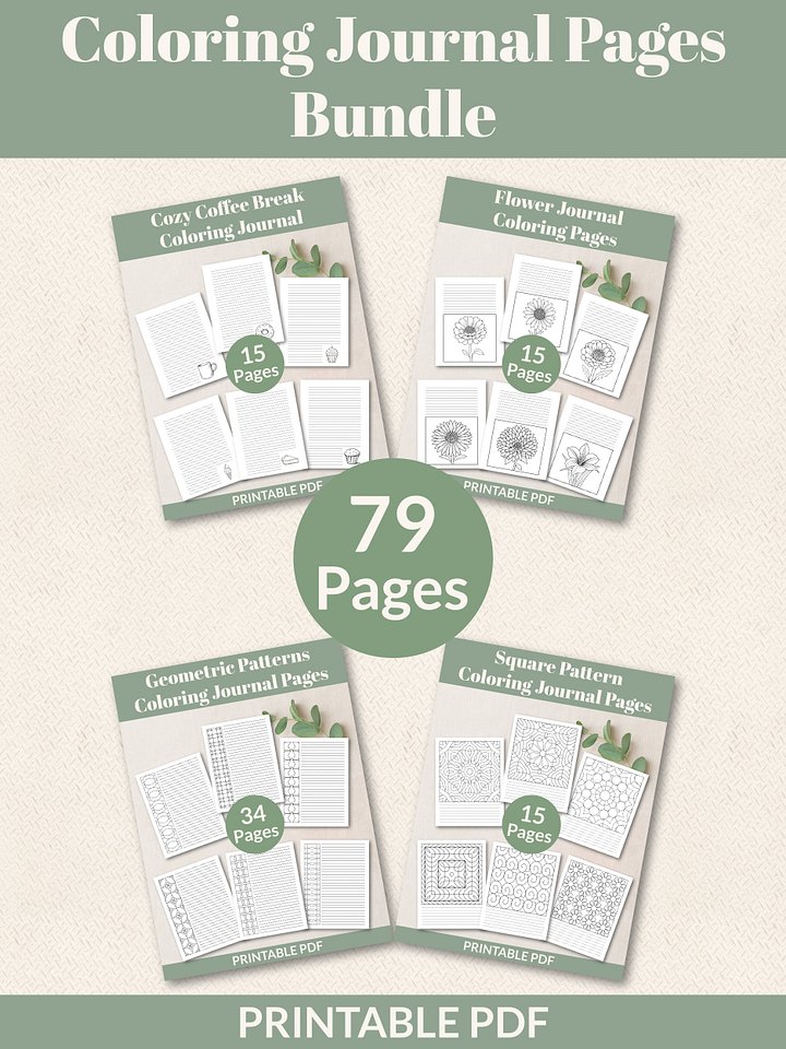 Coloring Journals Bundle product image (1)