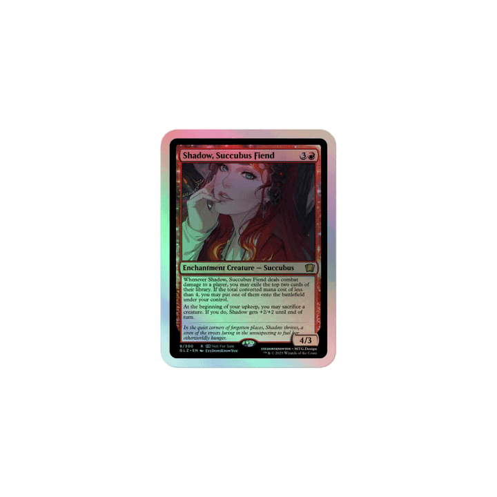 Holographic Card Sticker product image (1)