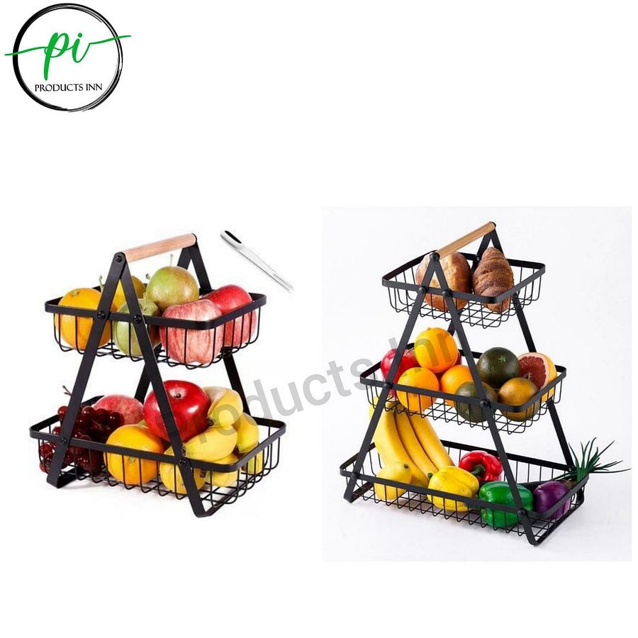 Kitchen Organizer, 1, 2 and 3 Tier Fruit and vegetables basket, Bread basket product image (1)