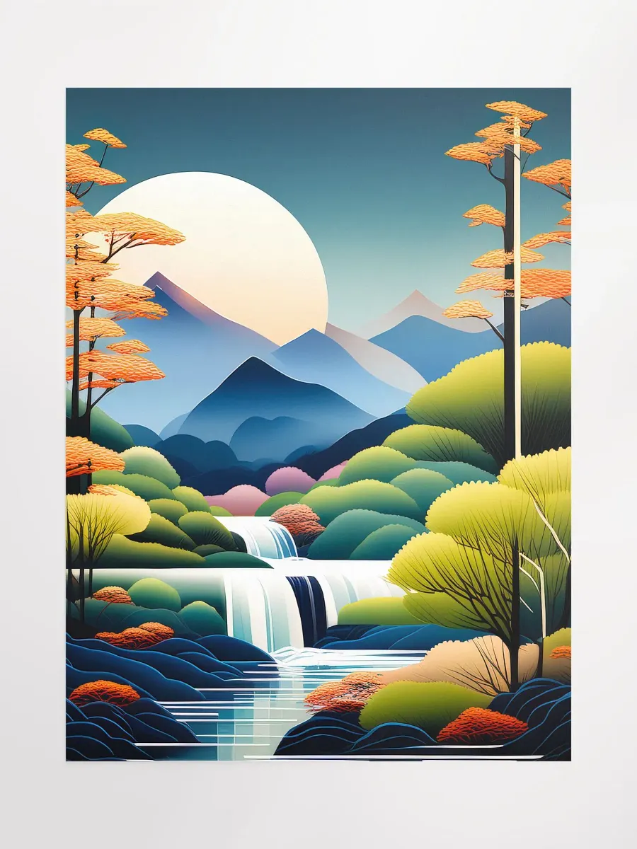 Vivid Landscape Poster - Medium Size 18x24 Inches product image (1)