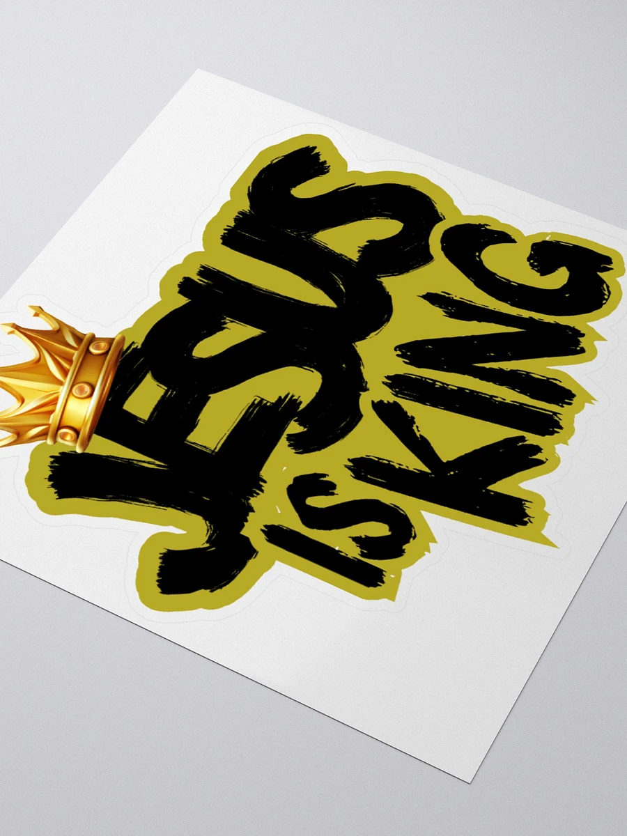 Jesus Is King Graffiti Sticker product image (3)