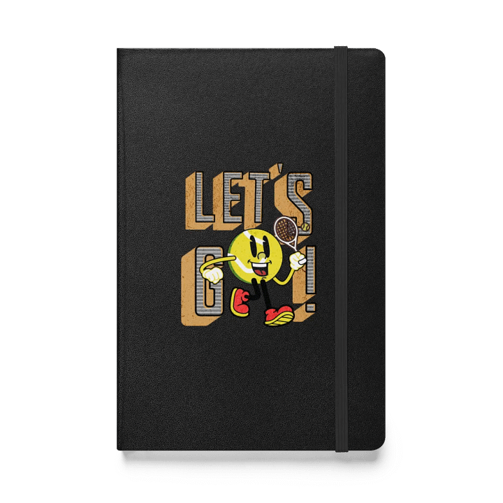 Lets Go Mascot Tennis Ball Hardcover Notebook product image (1)