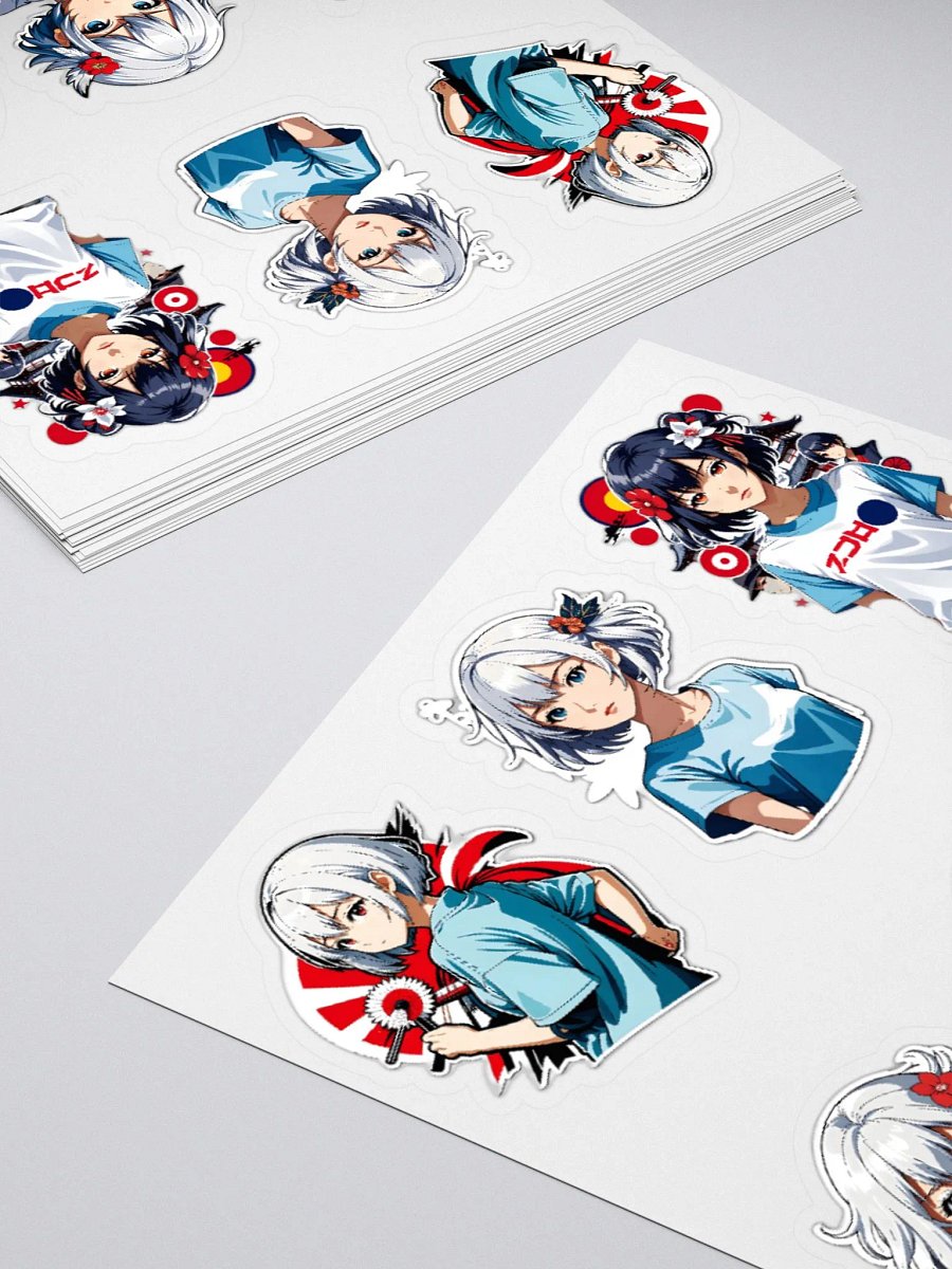 Vibrant Anime Character Stickers product image (12)