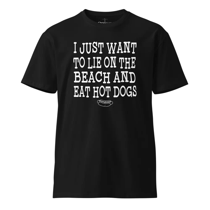 I Just Want To Lie On The Beach And Eat Hot Dogs - The Office - Kevin Malone product image (1)