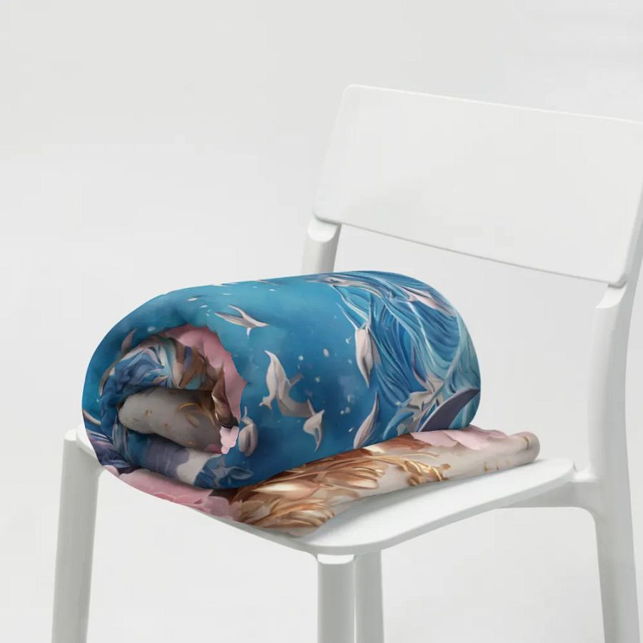 Dolphin throw blanket product image (19)