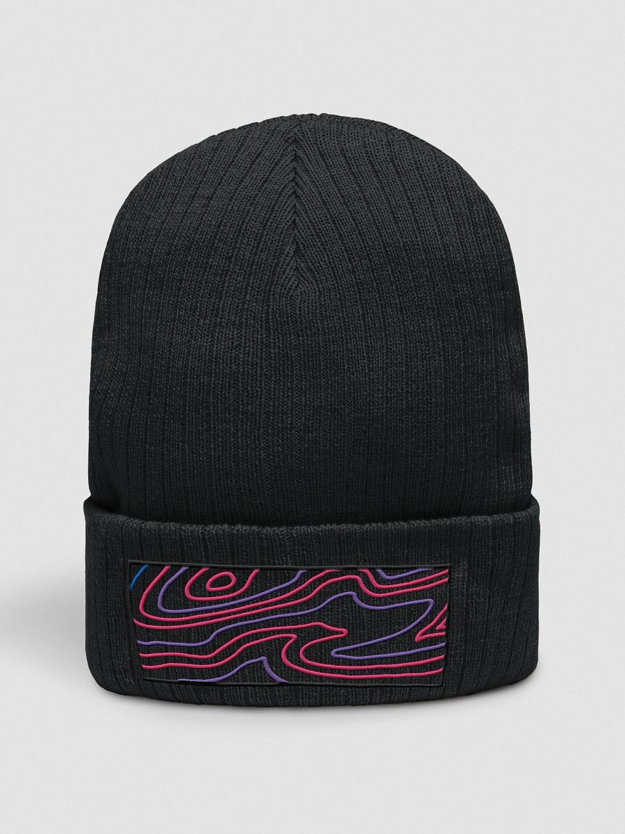 Topographic Pride Bi Beanie product image (1)