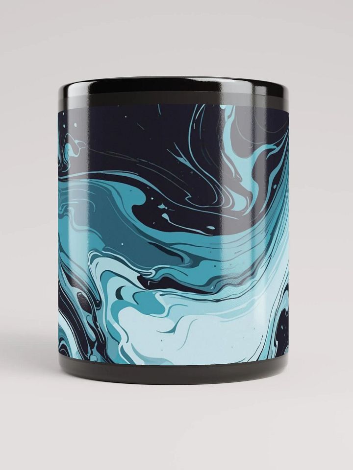 Marbled Teal Swirl Mug product image (2)