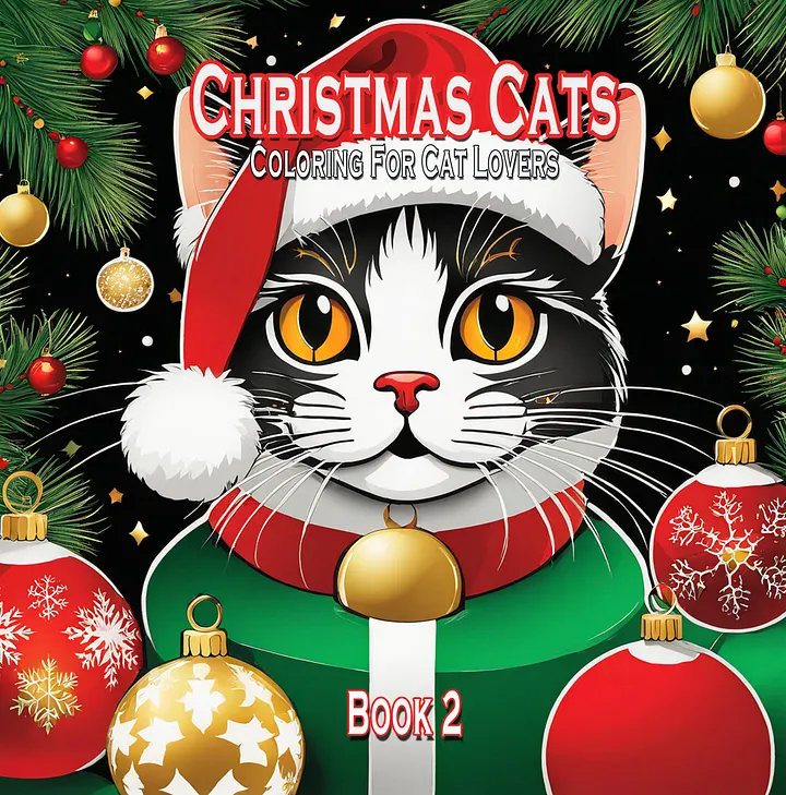 CHRISTMAS CATS - Colouring for Cat Lovers - BOOK TWO product image (1)