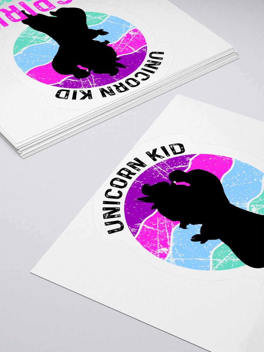 Unicorn Kid Is My Spirit Animal Kiss-Cut Sticker product image (11)
