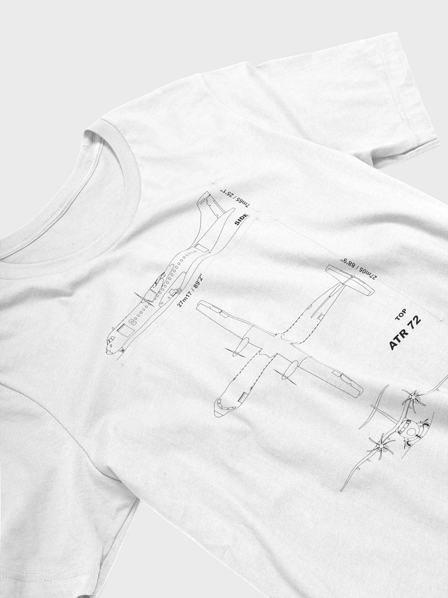 ATR-72-600 Blueprint T-shirt product image (3)