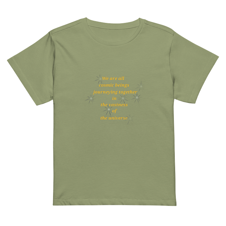 Cosmic Journey Women's High-Waisted Tee product image (2)