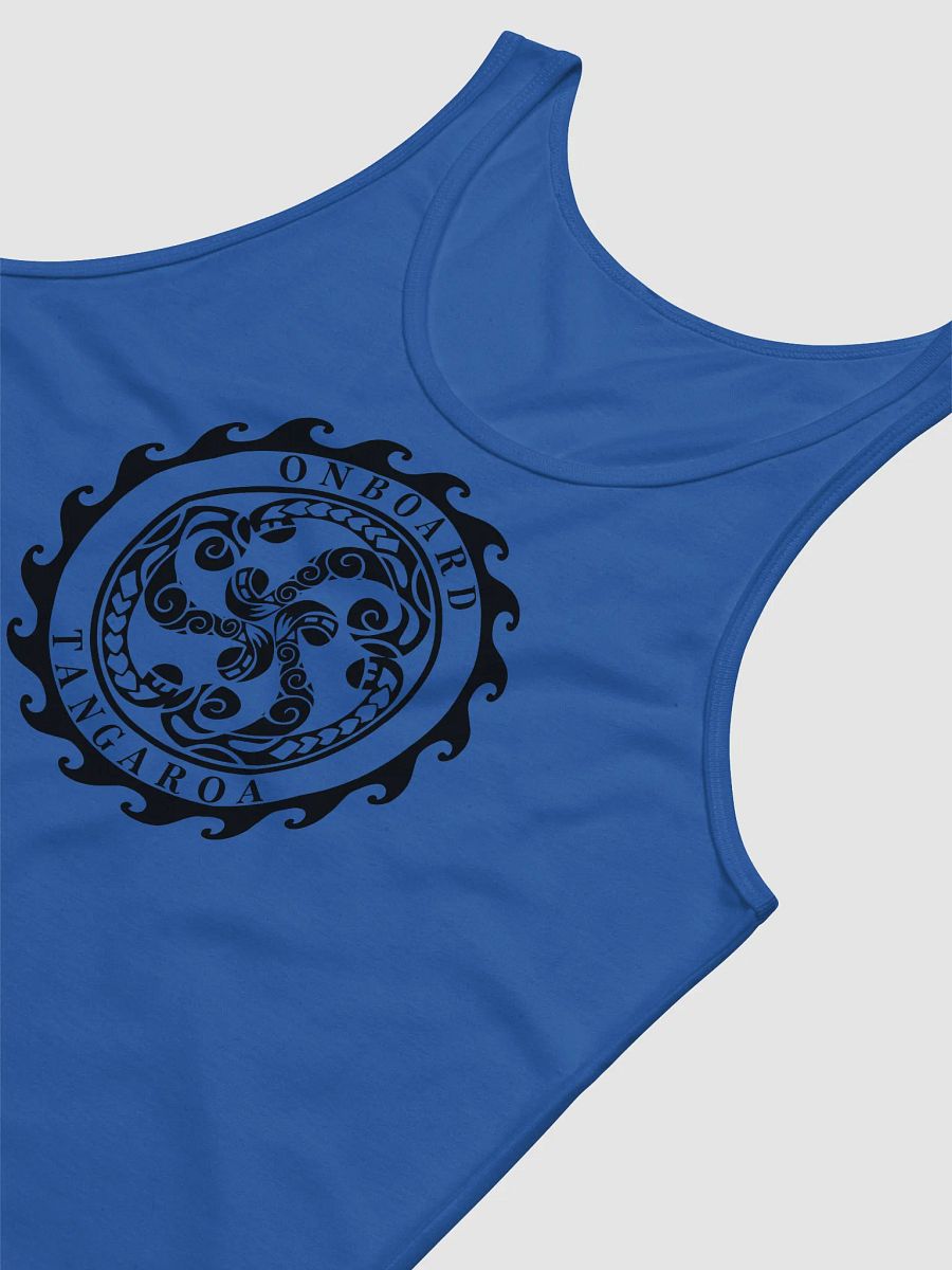 "Onboard Tangaroa" Jersey Tank – Clean, Cool, Everyday Comfort (Dark Colours) product image (6)