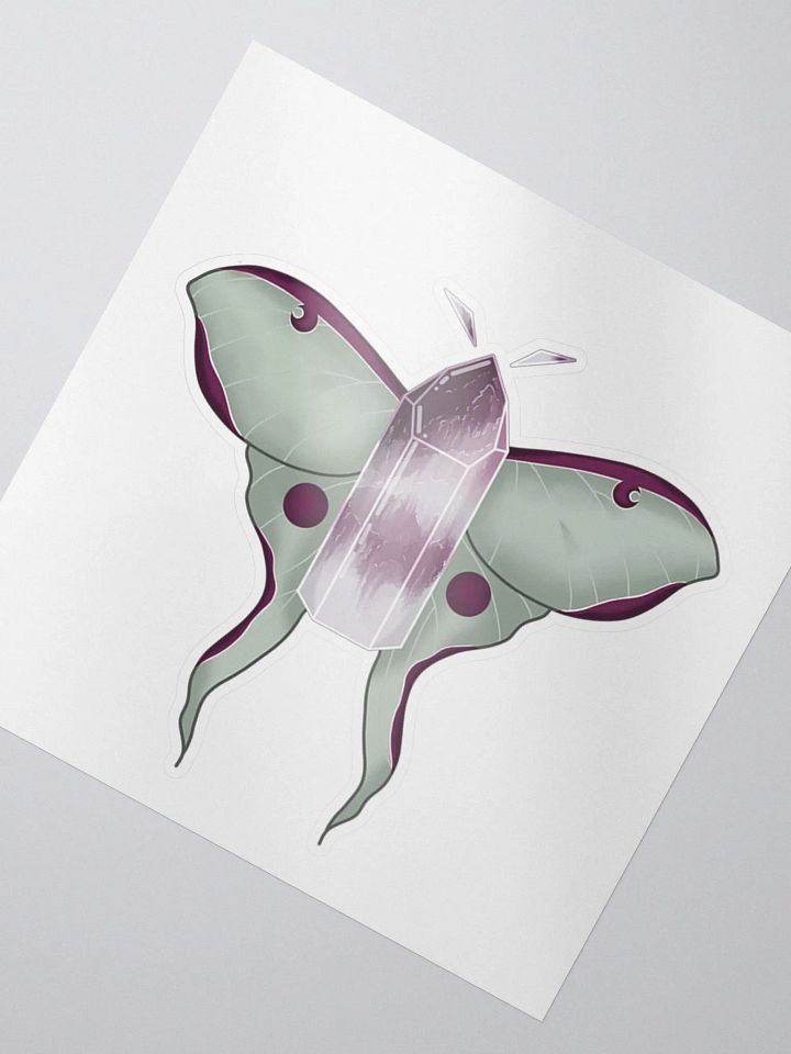 Crystal Moth Sticker product image (1)