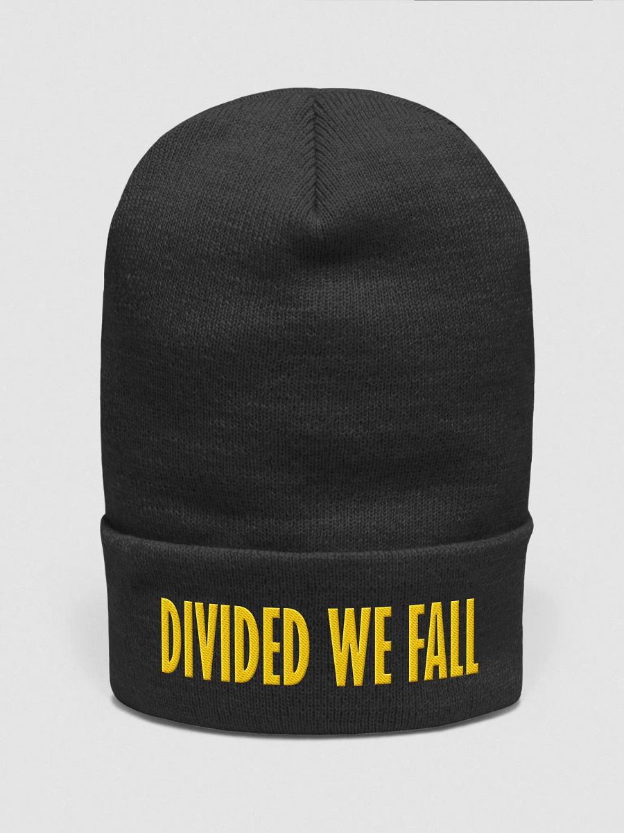 Divided We Fall - Yellow - Yupoong Cuffed Beanie product image (1)