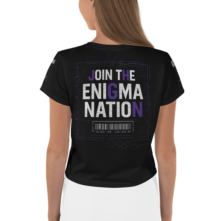 Enigma Nation Crop Graphic Tee product image (2)