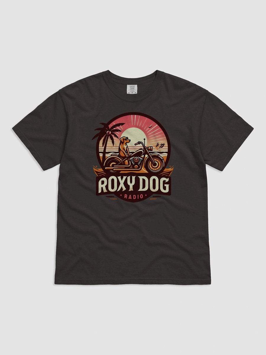 Roxy Dog Radio Sunset Biker Dog T-Shirt product image (5)
