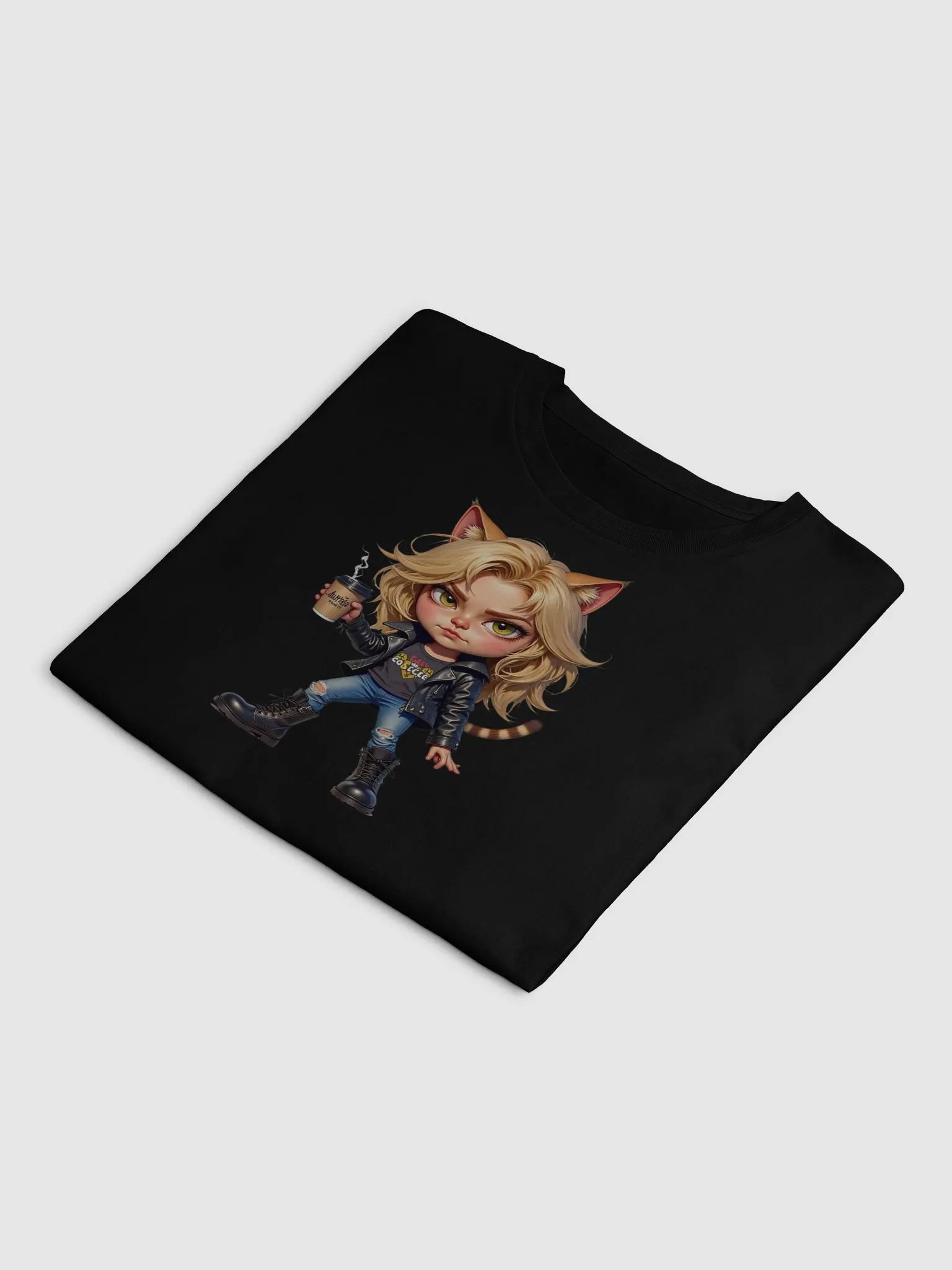 Feline Rebel Cropped Tee product image (24)