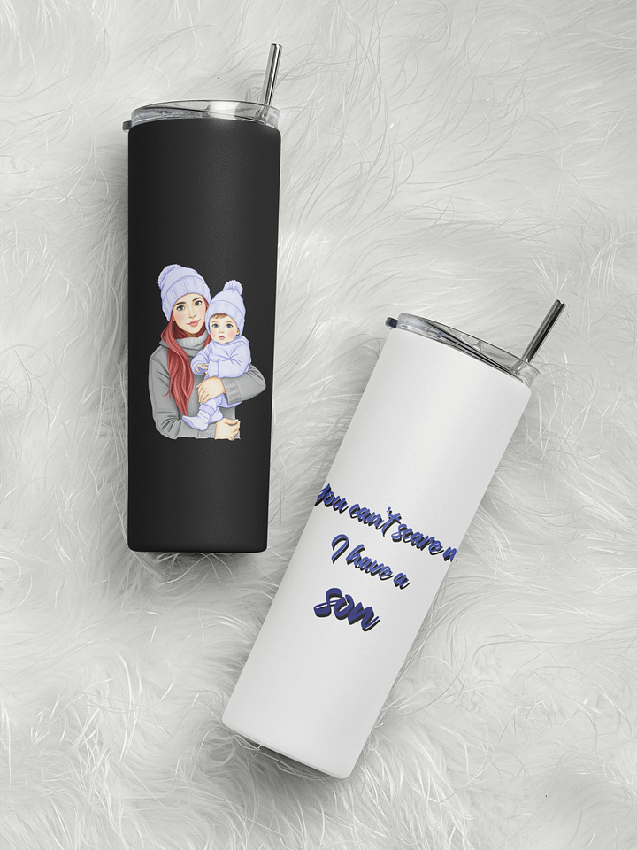 Stay Refreshed, Mama - Tumbler for Boy Moms - Green eyes, Red hair product image (1)