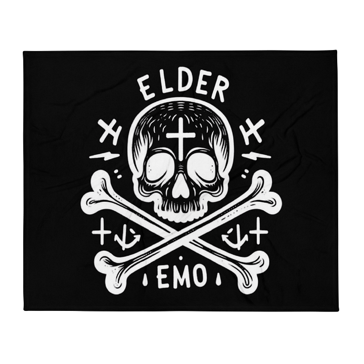 Elder Emo Skull Blanket product image (1)