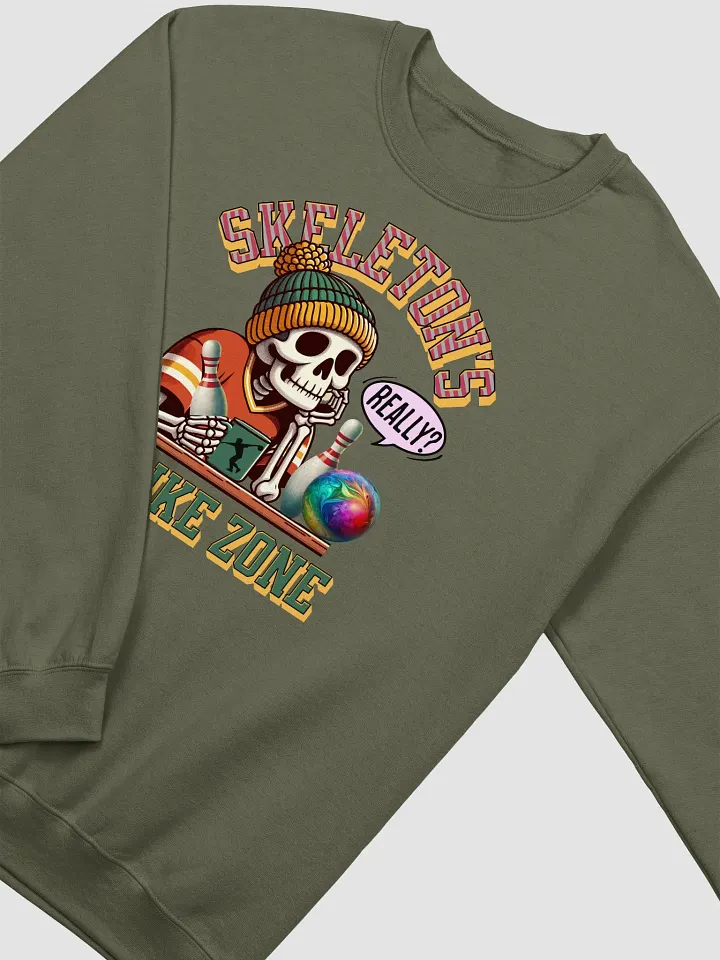 Skeletons Strike Zone Bowling Really Crewneck product image (12)