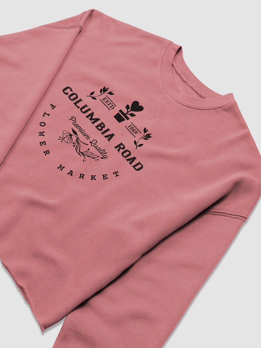 Columbia Road Market Midweight Fleece Crop Sweatshirt (Mauve) product image (5)