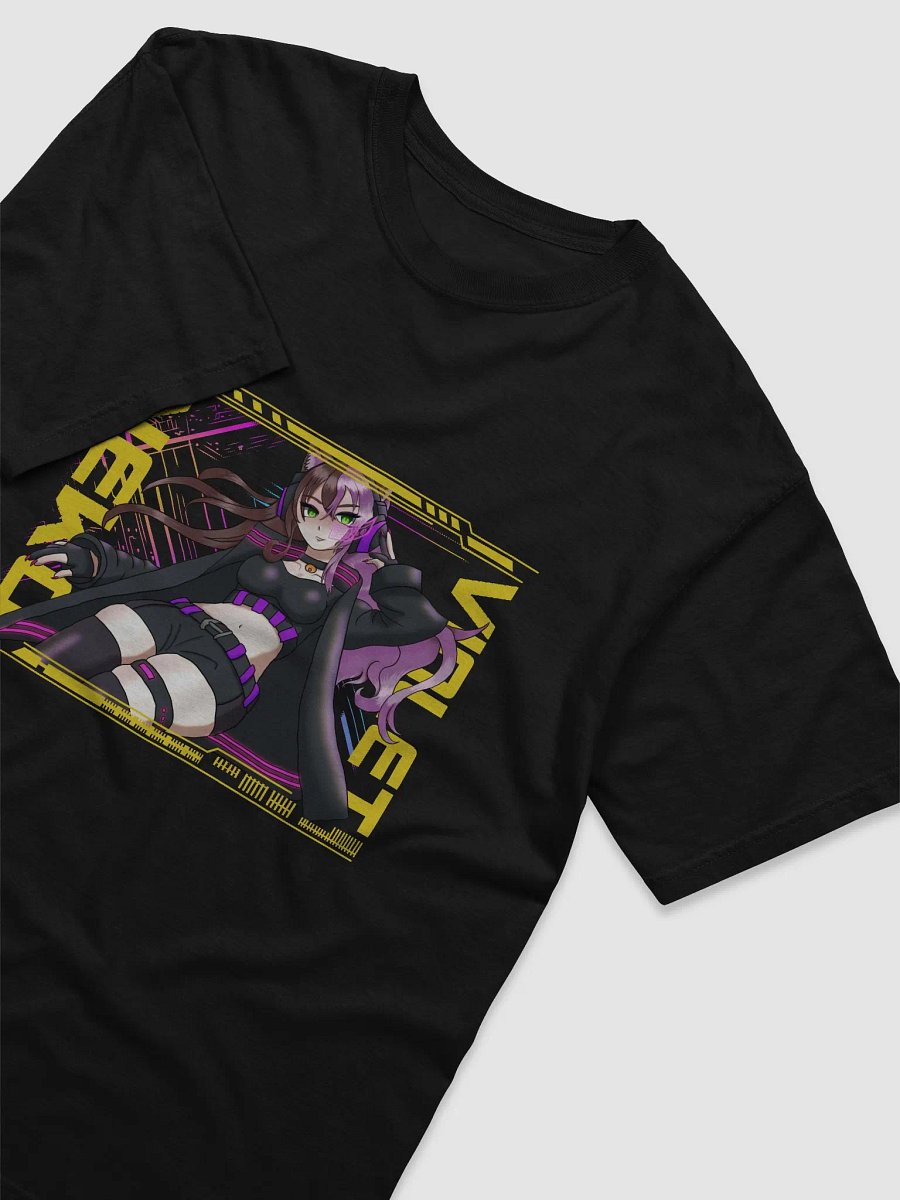 Violet Neko Cyberpunk T-Shirt product image (3)