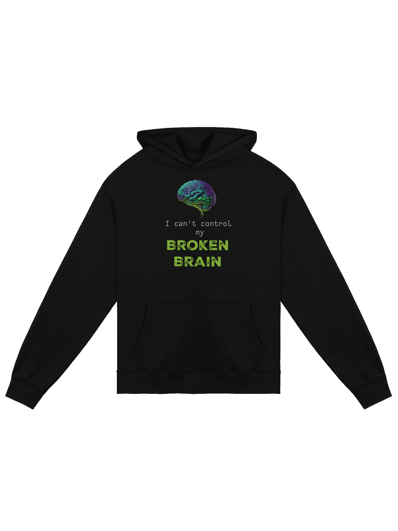 Broken Brain Oversized Hoodie product image (1)