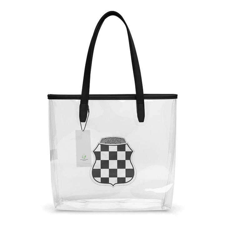 Checkered Guardian Clear Tote Bag product image (2)