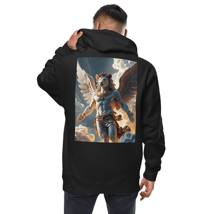 Mythical Lion Winged Zip-Up Hoodie product image (1)