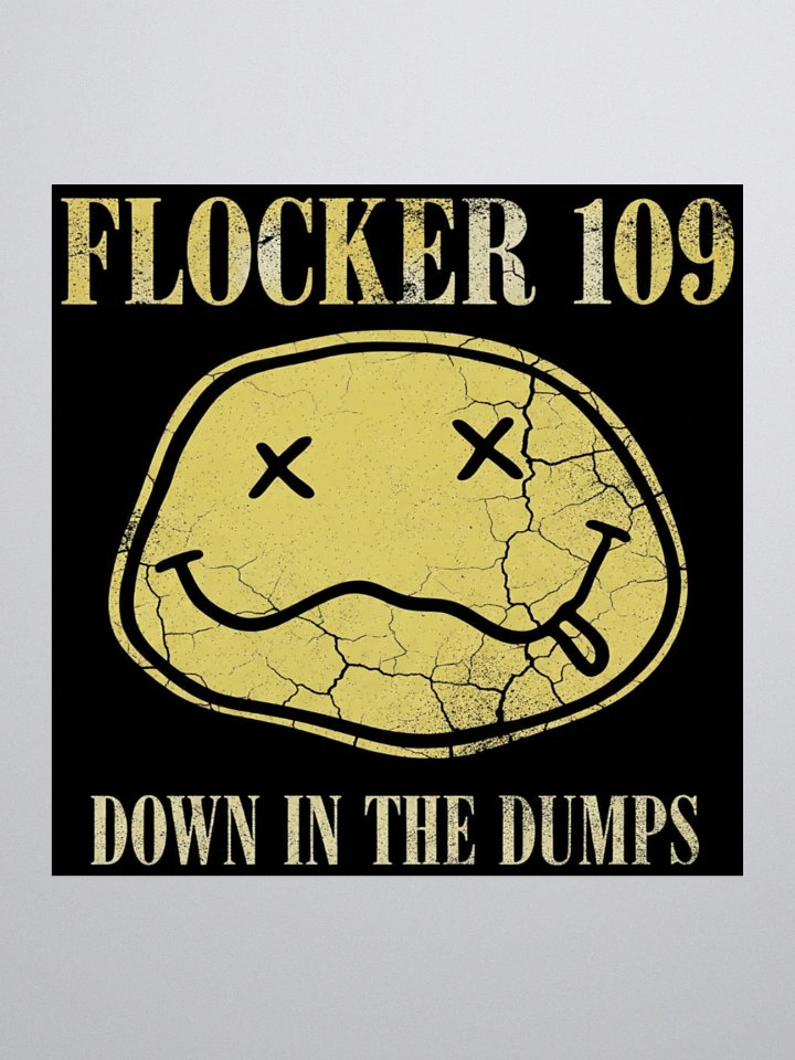 Flocker 109 "Cracked" Sticker product image (1)