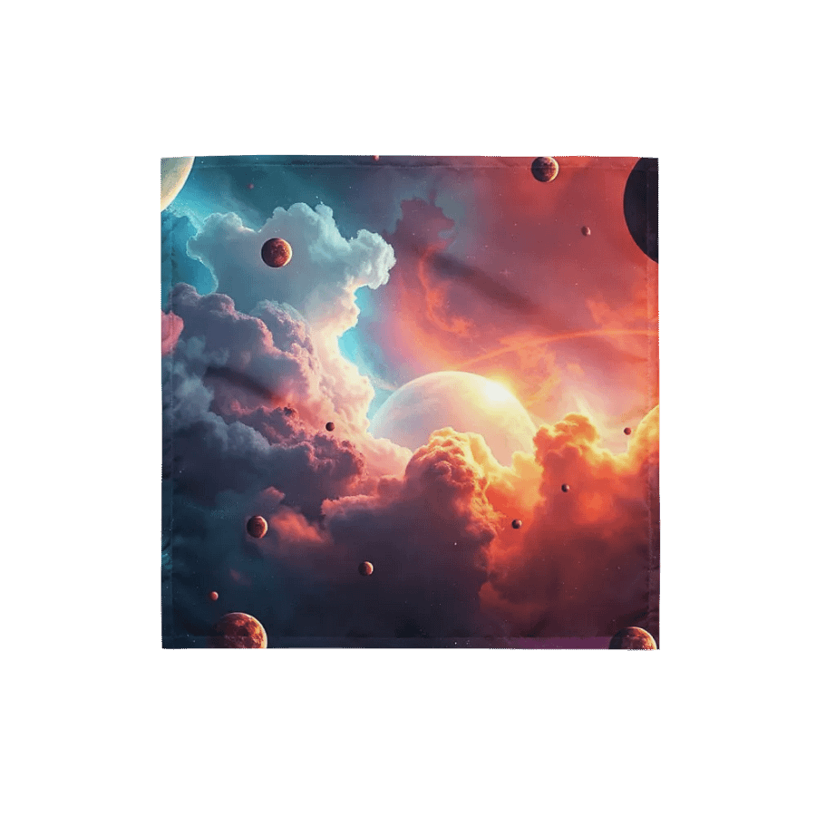 Cosmic Clouds All-Over Bandana product image (1)