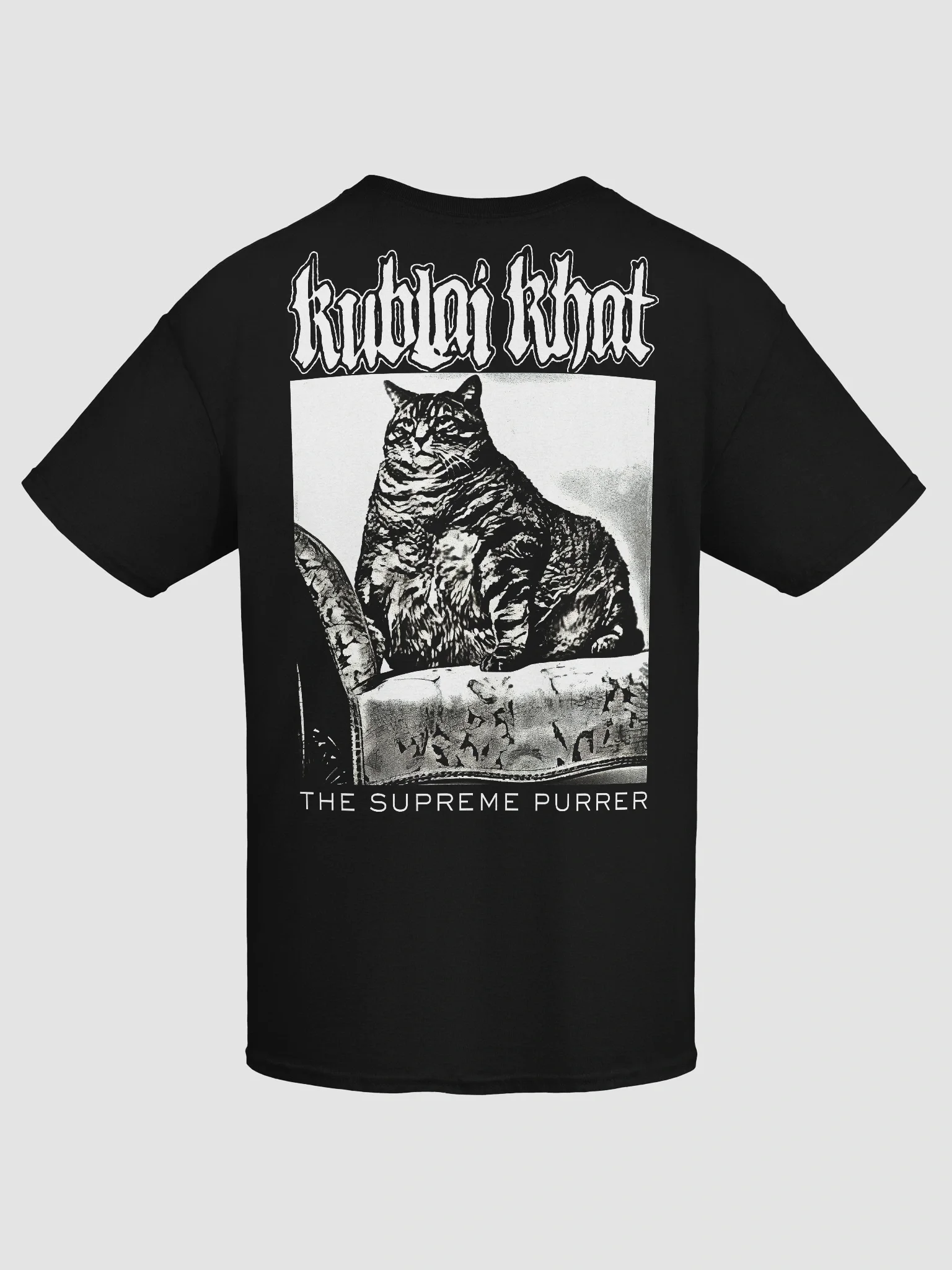 KUBLAI KHAT THE SUPREME PURRER BACK PRINT product image (97)