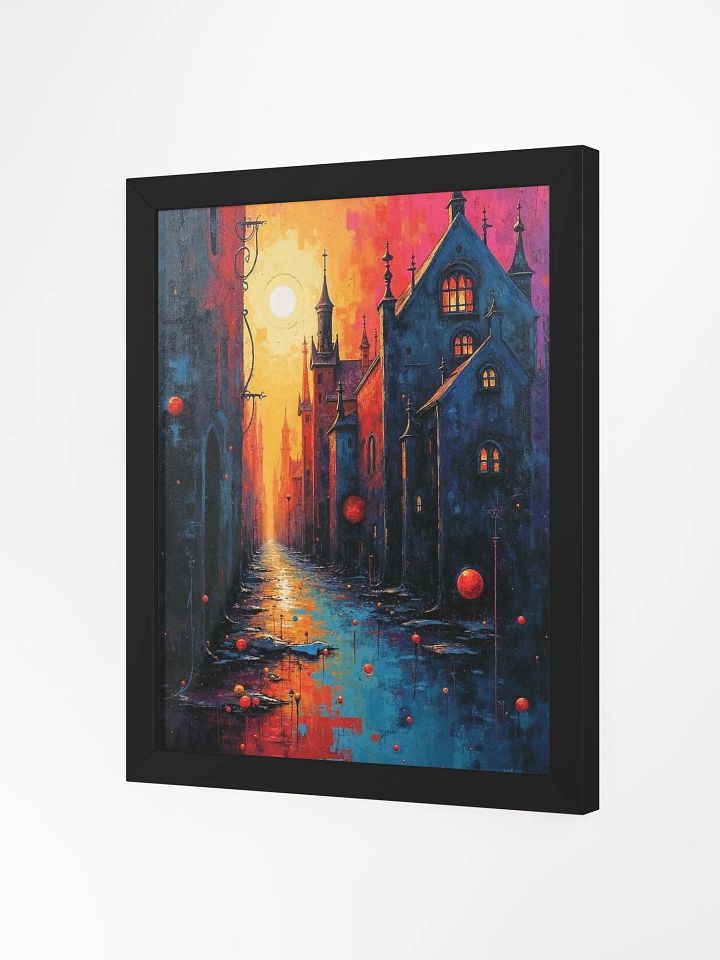 Surreal Sunset Street Framed Print product image (17)