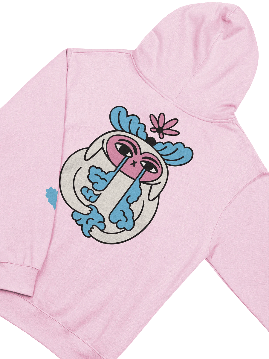 WLS Hoodie with print 'Embrace the mess' product image (4)