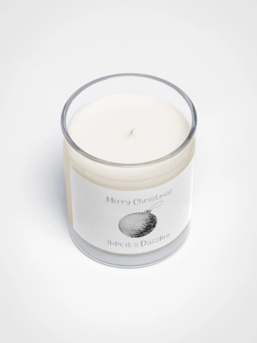Dazzling Mirrorball Christmas Candle - Silver product image (3)
