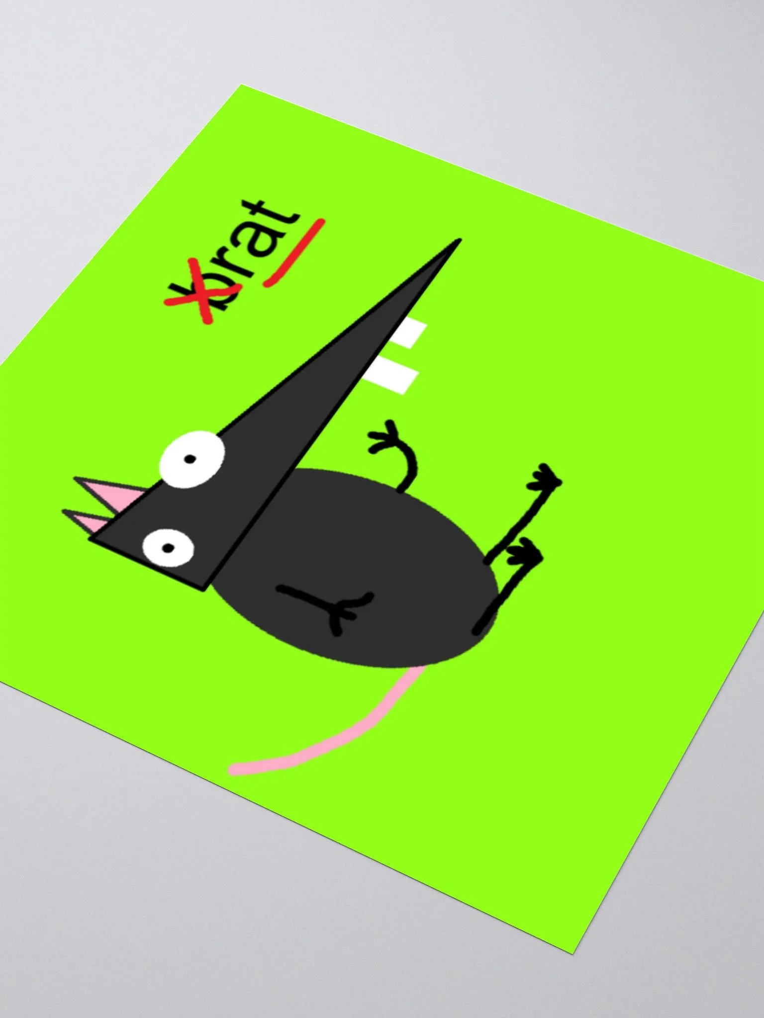 BRAT RAT Sticker product image (8)