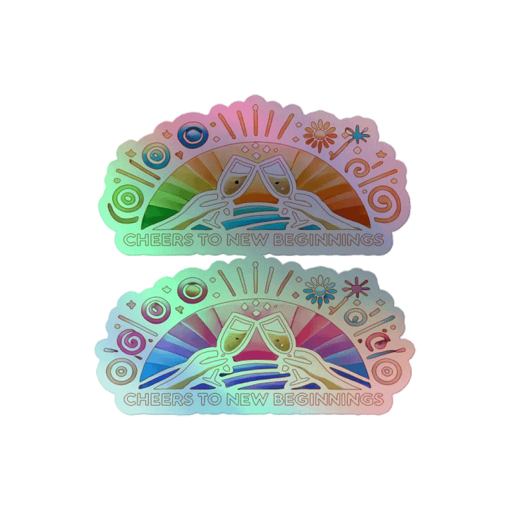 New Beginnings Holographic Sticker Set product image (2)