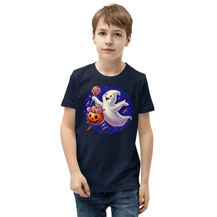 Ghost and Candy Halloween Kids T-Shirt product image (30)