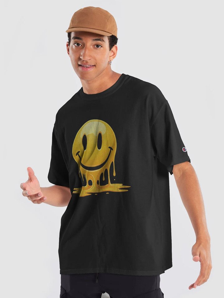 Melting Smiley face Relaxed-Fit Tee product image (2)