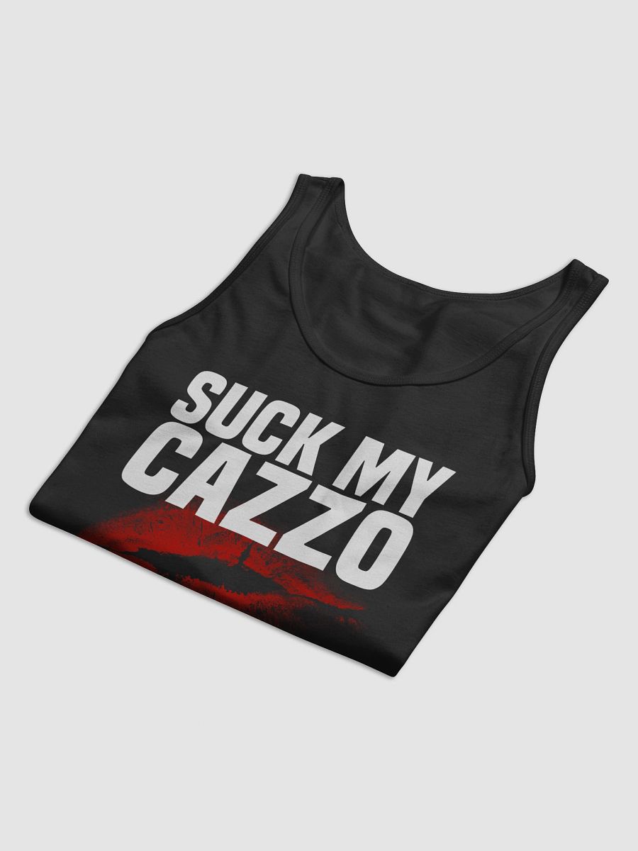 SUCK MY CAZZO tank top black product image (8)